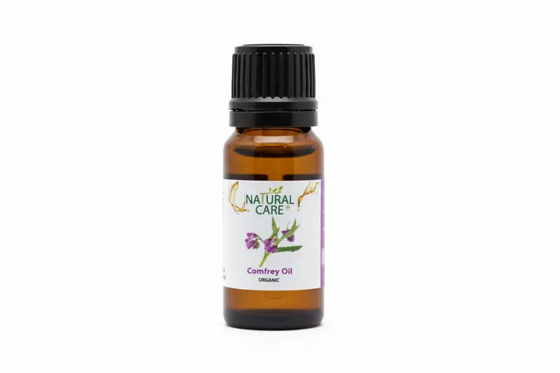 Organic Comfrey oil pure natural oil in glass dropper bottle