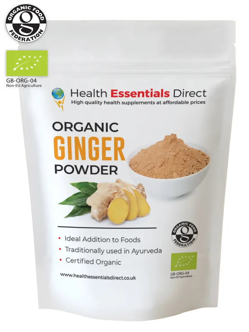 Organic Ginger Powder (Superior Sri-Lankan Roots, Fiery Powder)