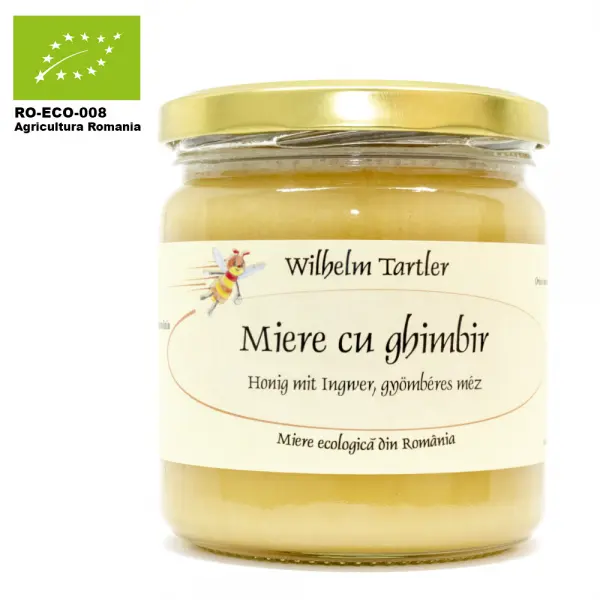 Organic Raw Honey & Ginger 250g/ 500g