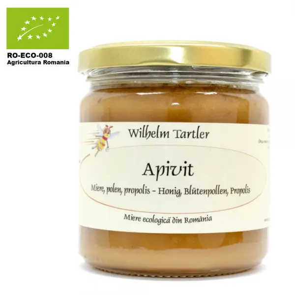 Organic Raw Honey, Pollen & Propolis 250g/ 500g