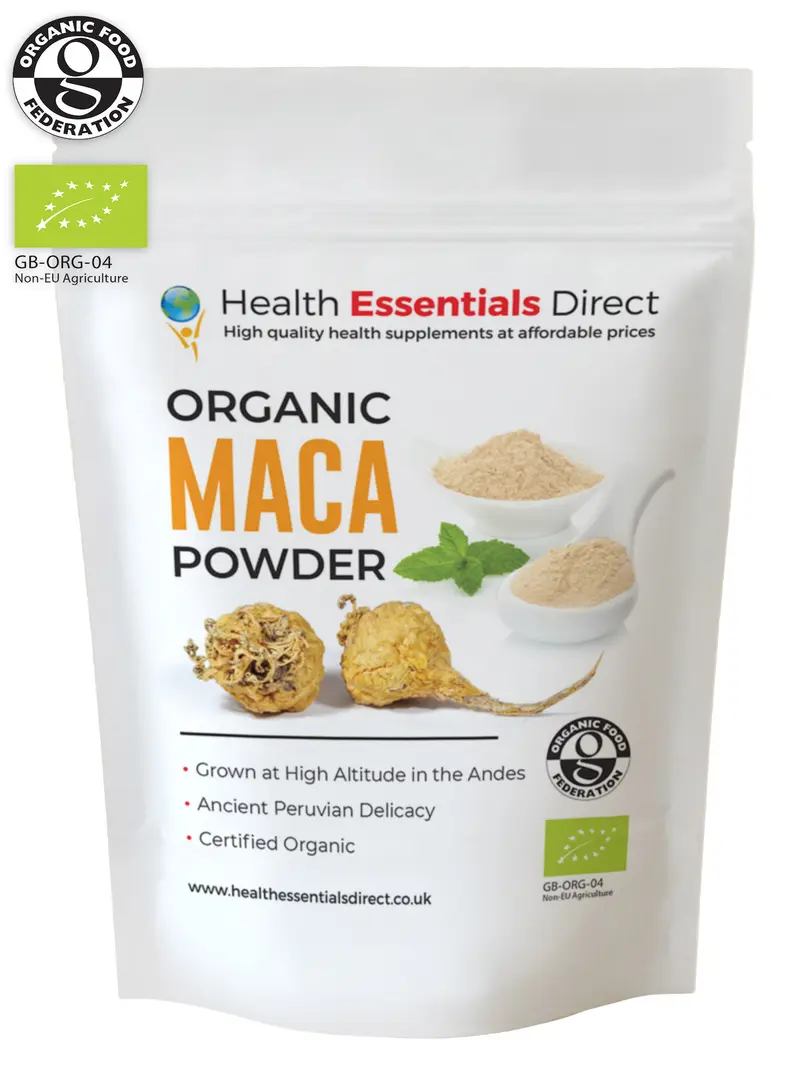 Organic Raw Maca Powder (Premium 4 Root, Peruvian Superood)