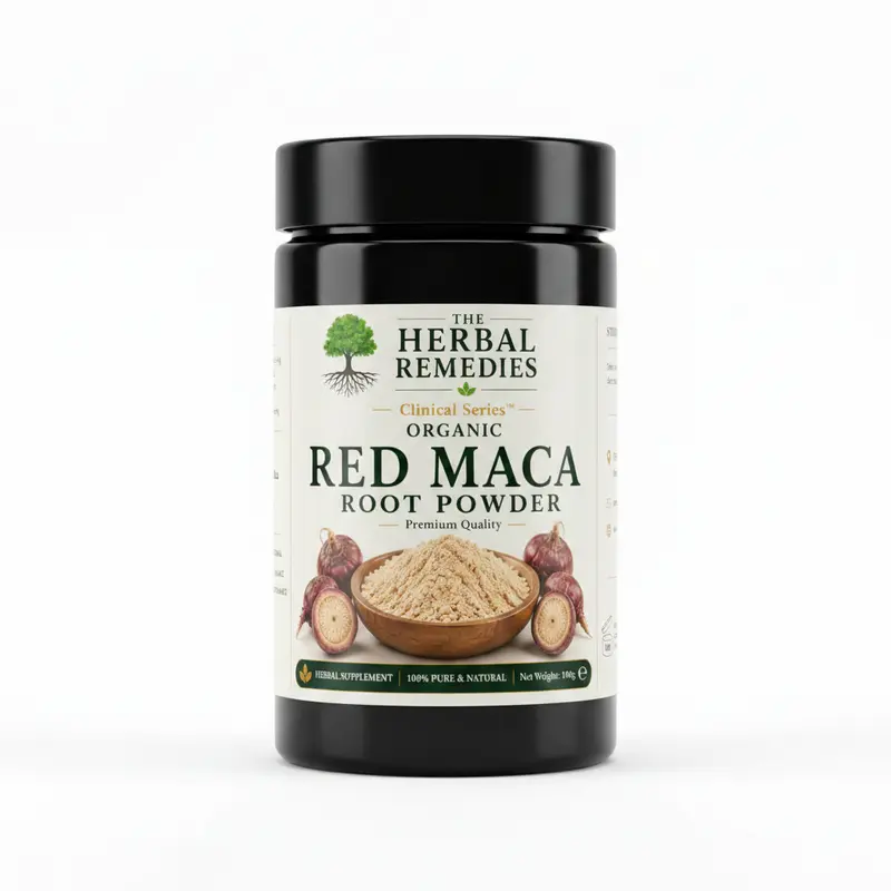 Organic Red Maca Powder – Clinical Series™ | Raw Lepidium meyenii | The Herbal Remedies