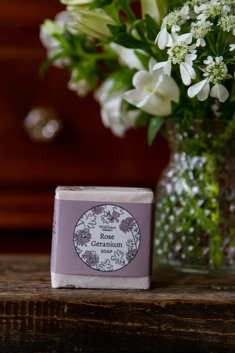 Organic Rose Geranium Soap