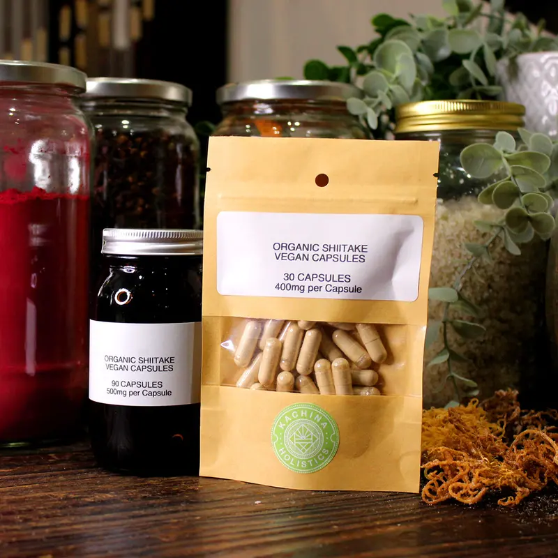 Organic Shiitake Mushroom Capsules