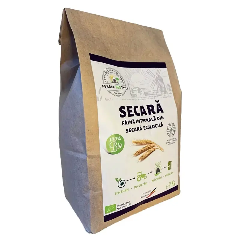 Organic Wholemeal Rye Flour 2kg
