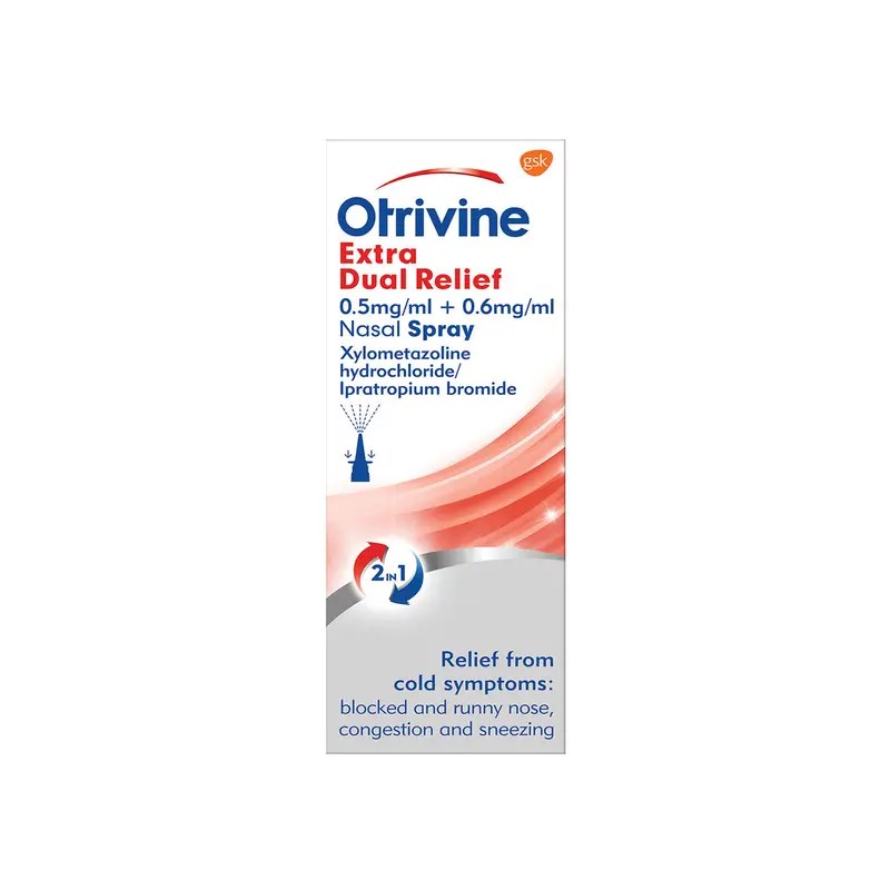Otrivine Extra Dual Relief Nasal Spray - 10ml