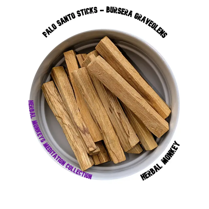 Palo Santo Wood Sticks | Meditation Incense Aid | Bursera Graveolens