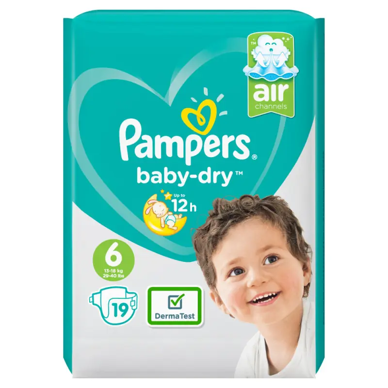 Pampers Baby Dry Large Size 6