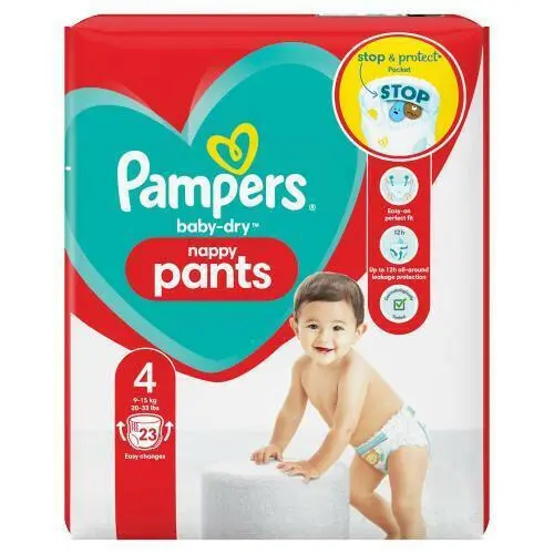 Pampers Baby-Dry Nappy Pants Maxi 23 Nappies