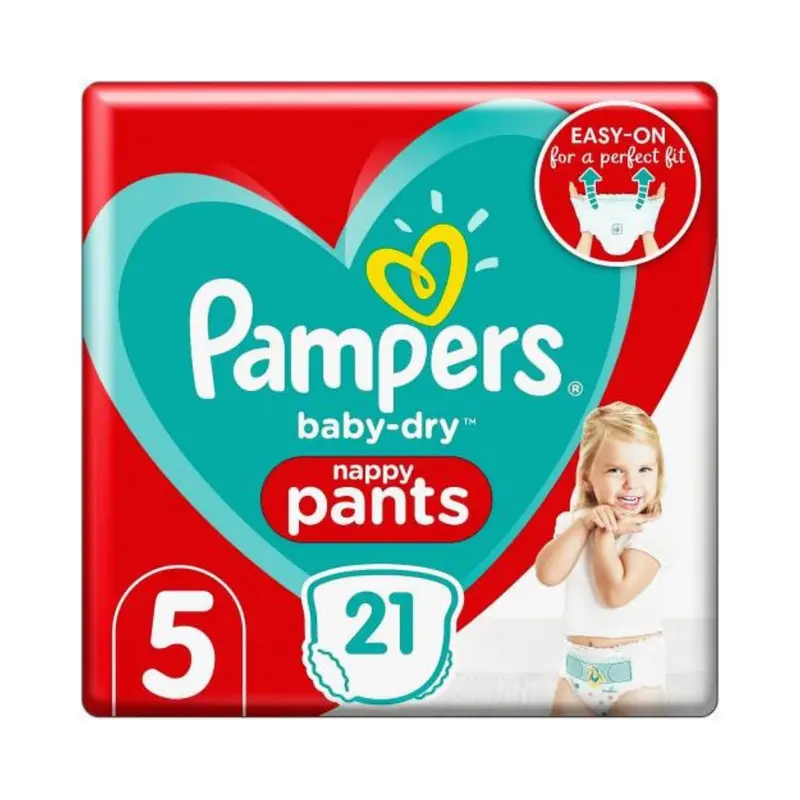 Pampers Baby-Dry Size 5 21 Nappy Pants