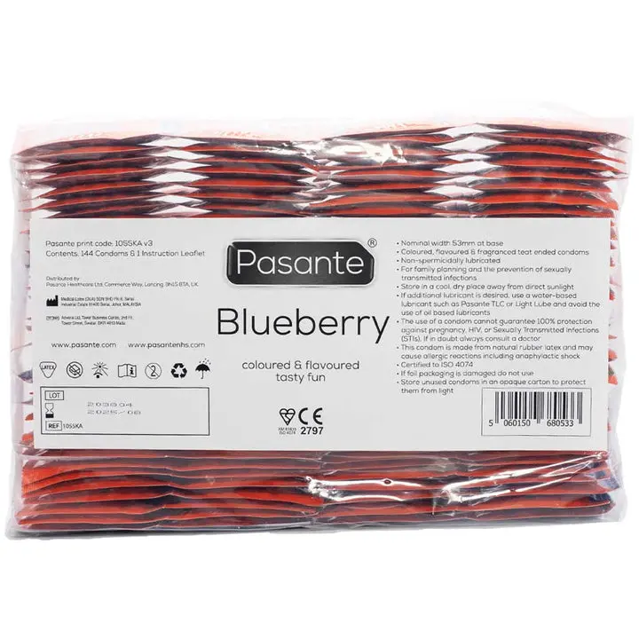 Pasante Blueberry Blast Flavoured Bulk Pack of 144