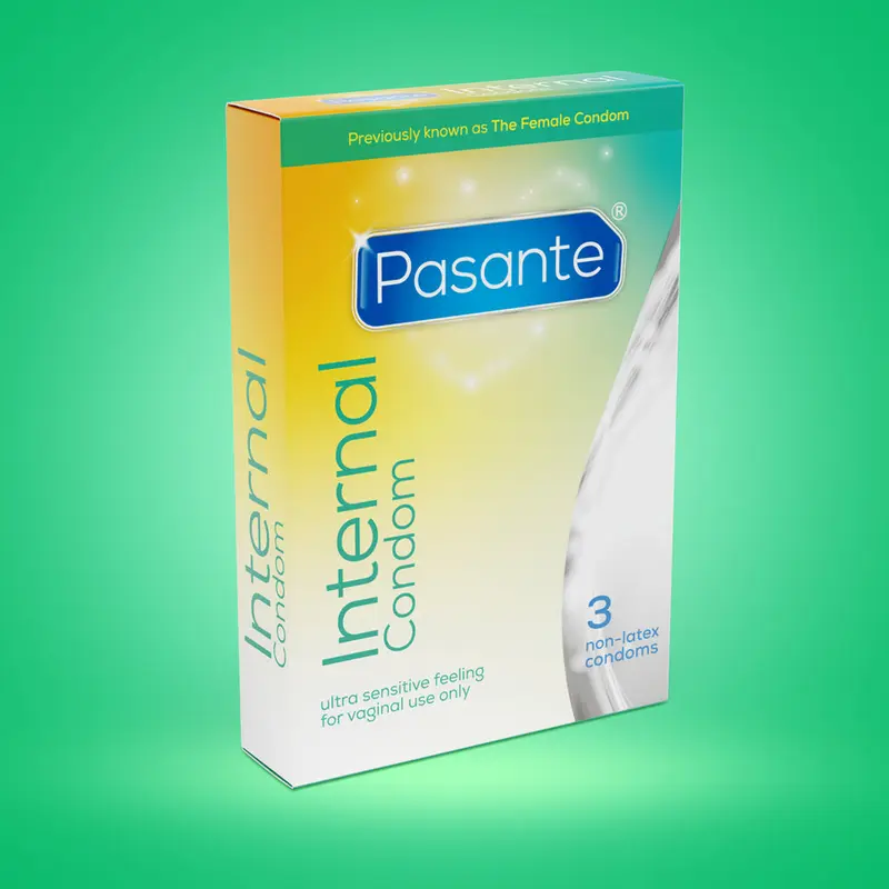Pasante Internal Condom 3's Pack (x6 per tray)