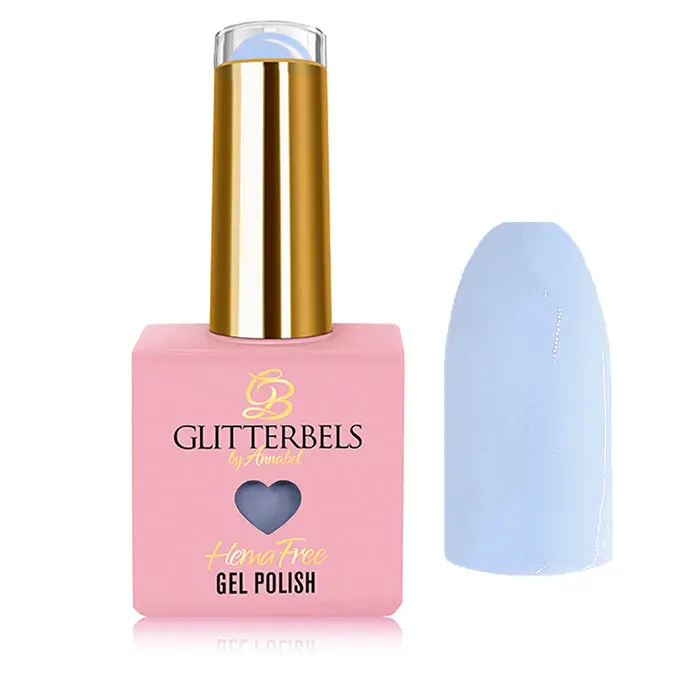 Pastel Blue Hema Free Gel Polish by Glitterbels