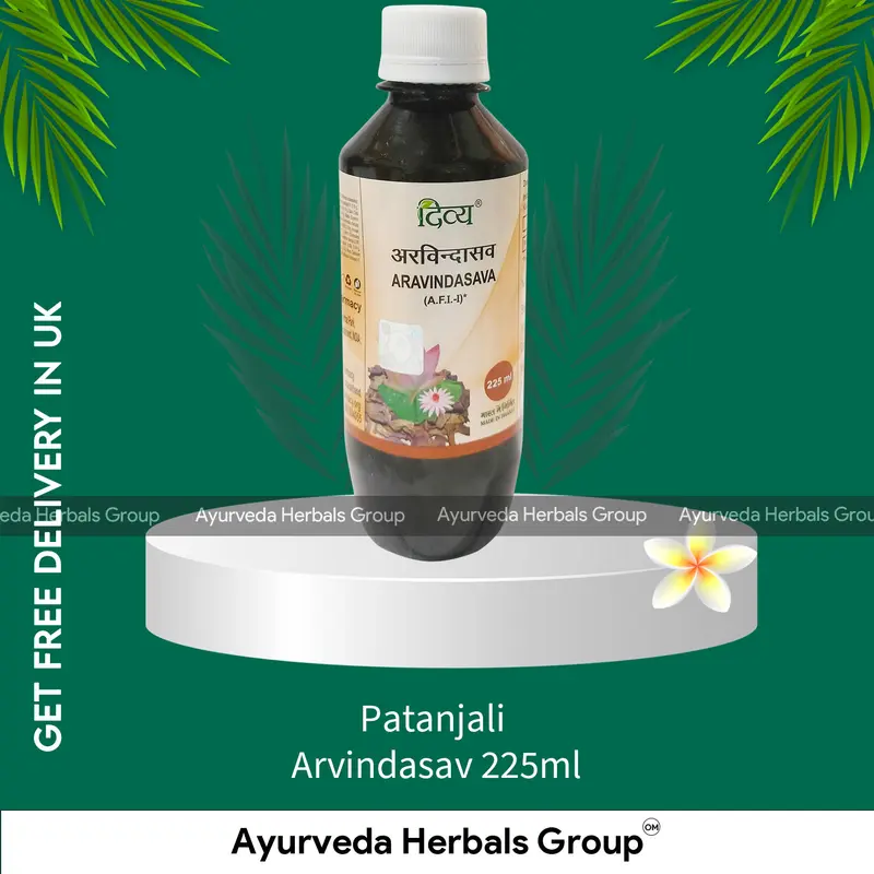 Patanjali Arvindasav 225ml - Natural Food Product | Ayurveda Herbals UK