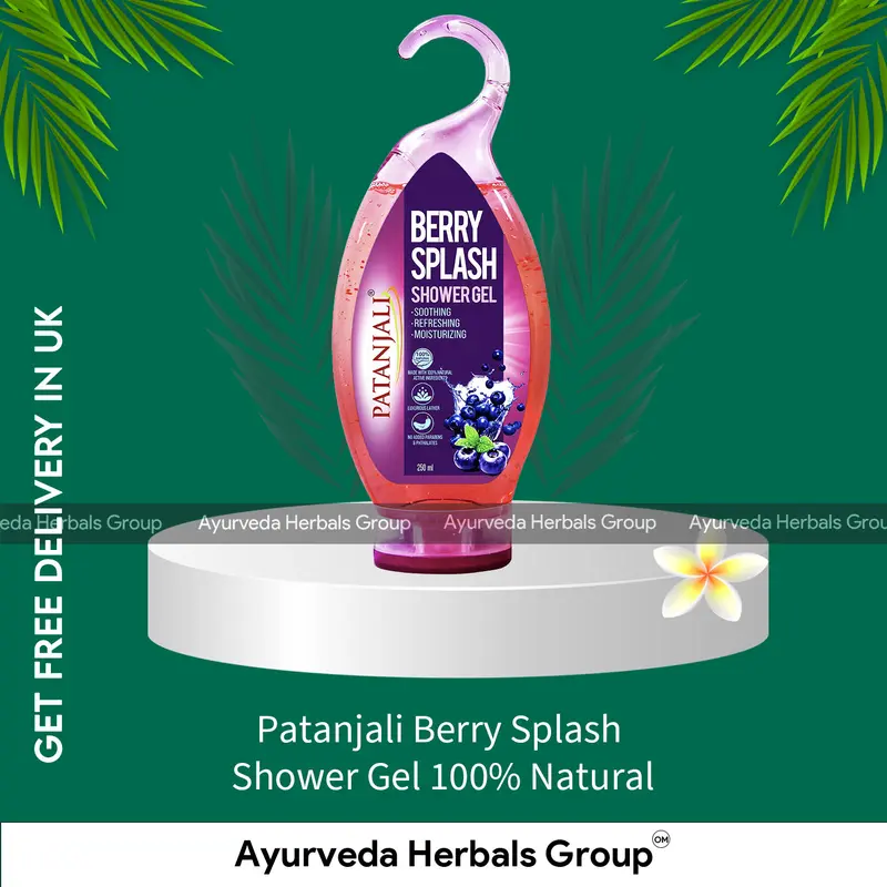 Patanjali Berry Splash Shower Gel 100% Natural - Natural Skin Care | Indian Products UK