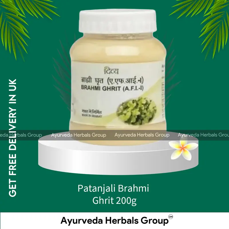 Patanjali Brahmi Ghrit 200g - Ayurvedic Food Product | Order Online in the UK
