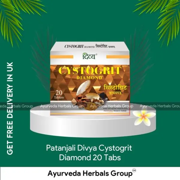 Patanjali Divya Cystogrit Diamond 20 Tabs - Ayurvedic Wellness Support | Order Online in the UK