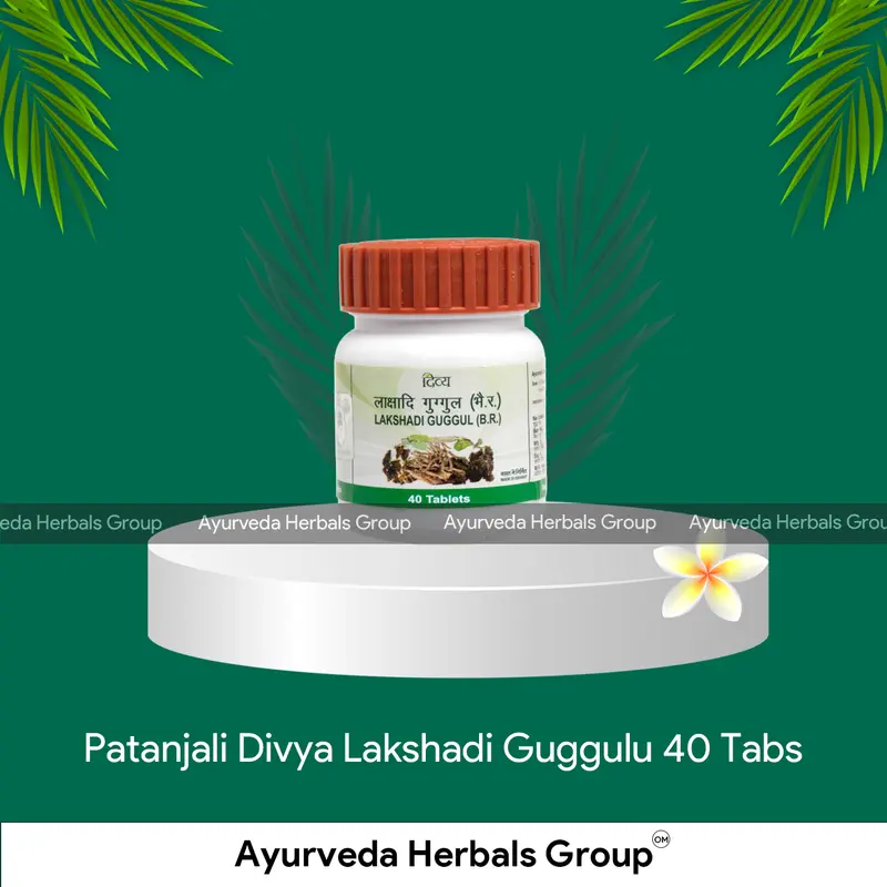 Patanjali Divya Lakshadi Guggulu 40 Tabs - Ayurvedic Wellness Support | Ayurveda Herbals UK