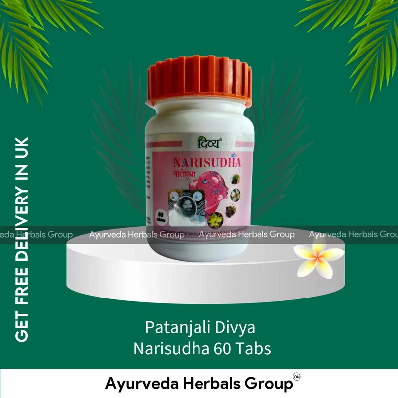 Patanjali Divya Narisudha 60 Tabs - Ayurvedic Wellness Support | Ayurvedic Products UK
