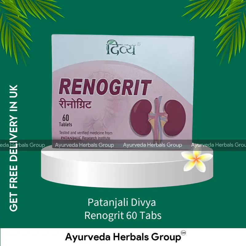 Patanjali Divya Renogrit 60 Tabs - Ayurvedic Wellness Support | Authentic Ayurveda UK