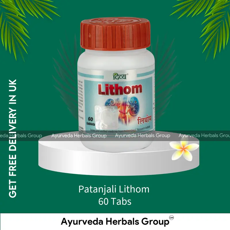 Patanjali Lithom 60 Tabs - Ayurvedic Wellness Support | Delivered Across the UK