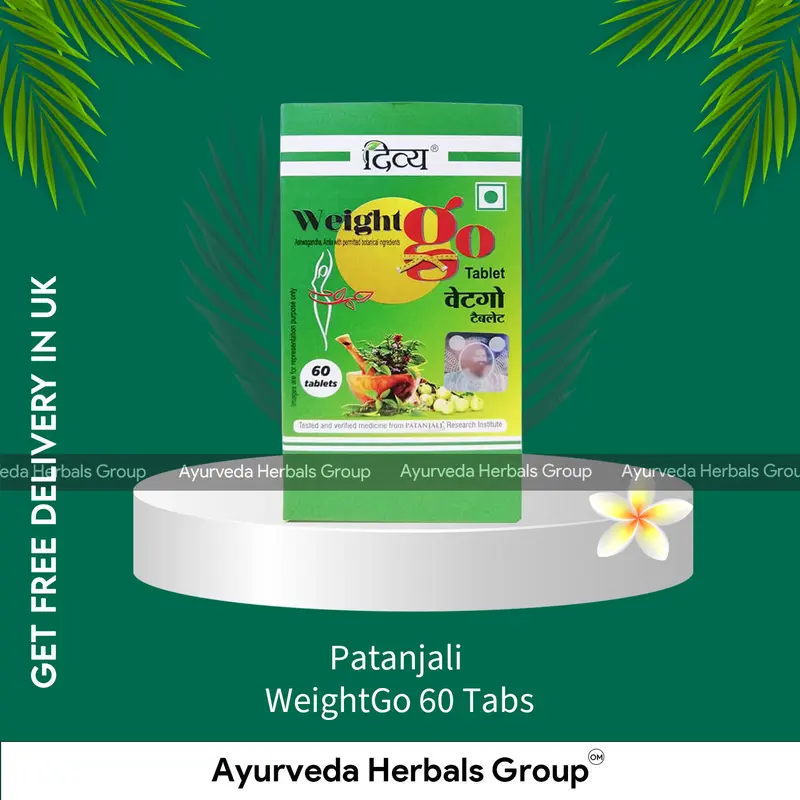 Patanjali WeightGo 60 Tabs - Ayurvedic Wellness Support | UK Delivery Available