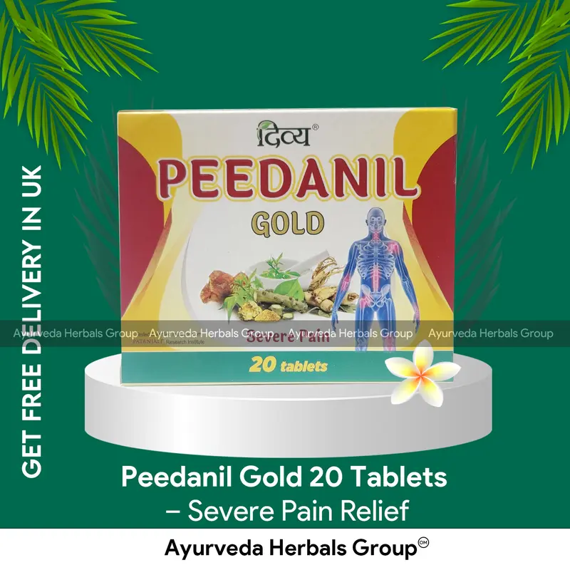 Peedanil Gold 20 Tablets - Ayurvedic Wellness Support | Shop Online from London