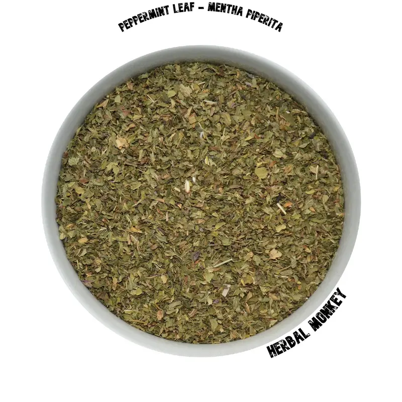 Peppermint Leaf Rubbed | Mentha Piperita | Premium Botanical