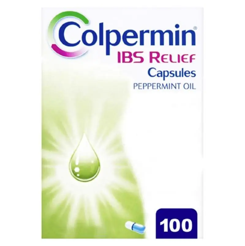 Peppermint Oil -Colpermin IBS Relief Capsules - 100 Sustained Release Capsules