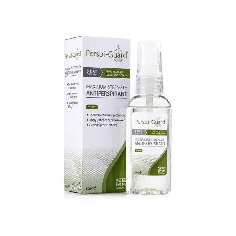 Perspi-Guard Maximum Strength Antiperspirant Spray 50ml - Unscented