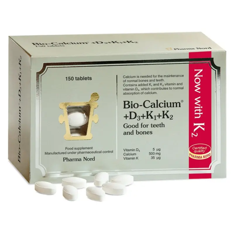 Pharma Nord Bio-Calcium D3 K1 K2 500mg Tablets