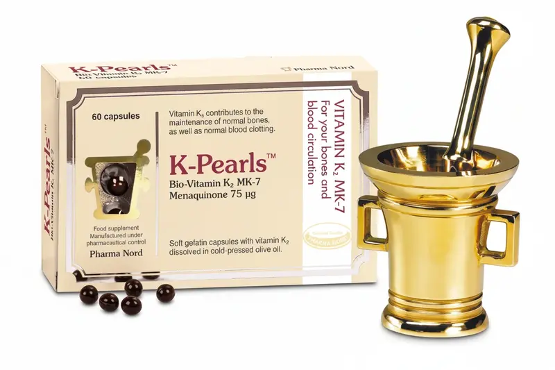 Pharma Nord K-Pearls Vitamin K2 MK-7 – 75µg (60 Soft Capsules)