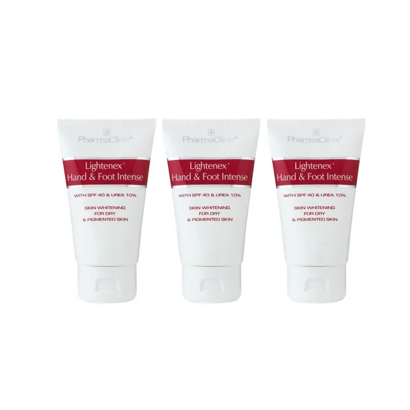 PharmaClinix Lightenex Hand & Foot Intense Cream for Hyperpigmentation Twin Pack