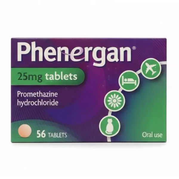 Phenergan 25mg - 56 Tablets