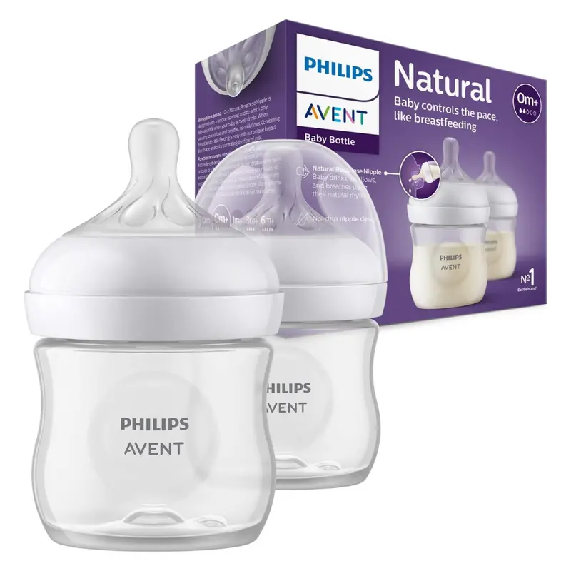 Philips Avent Natural Response Baby Bottle - 2 x 125ml (N)