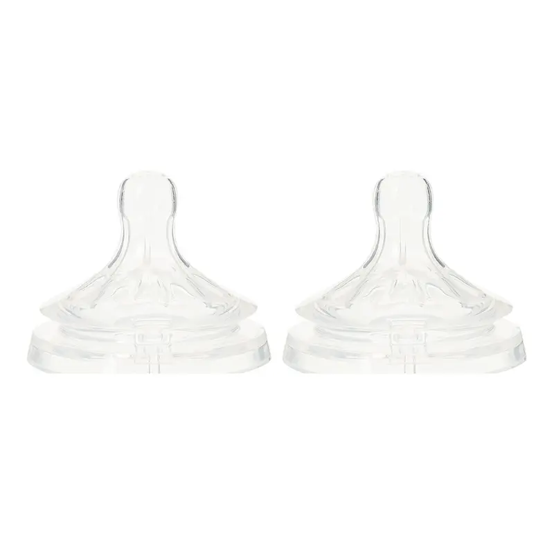 Philips Avent Natural Teat, 6 Months+Fast Flow Anti-colic Pack of 2 (N)