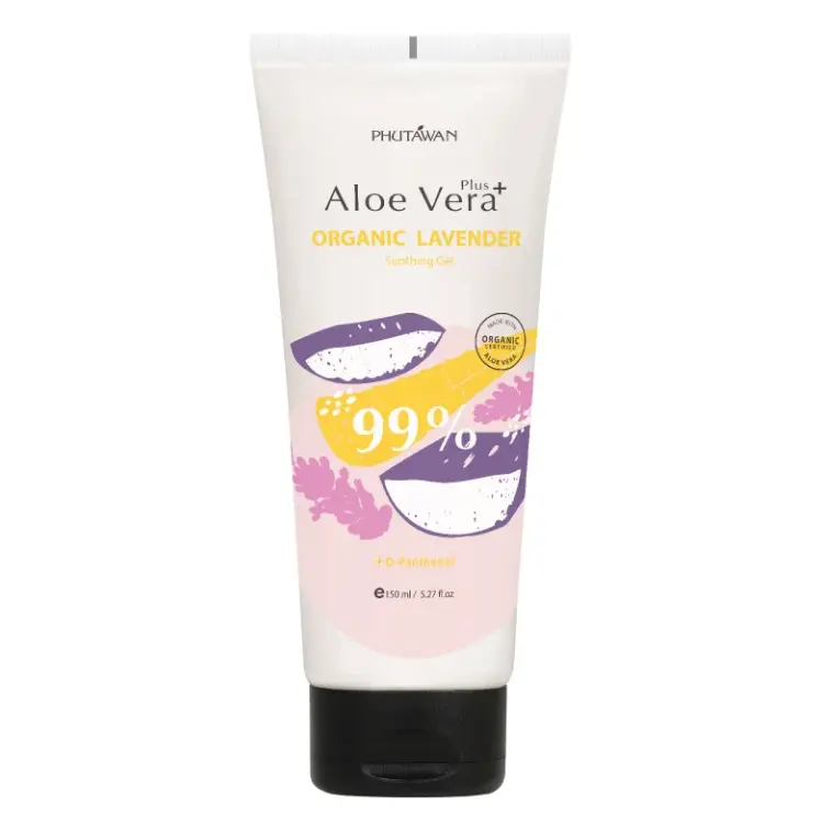Phutawan - Aloe Vera Drop Gel 99% Plus Organic Lavender Oil 150ml.