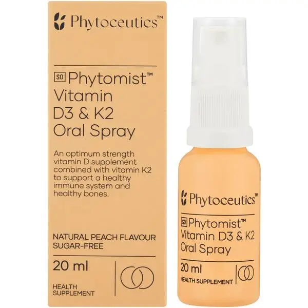Phytoceutics Phytomist Vitamin D3 + K2 Spray - 20ml