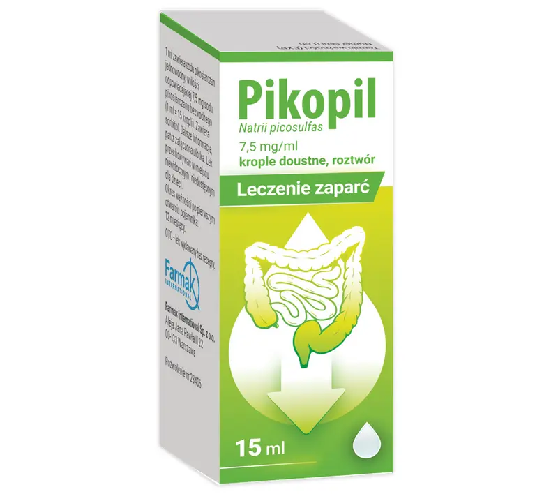 Pikopil krople 15ml - leczenie zaparć