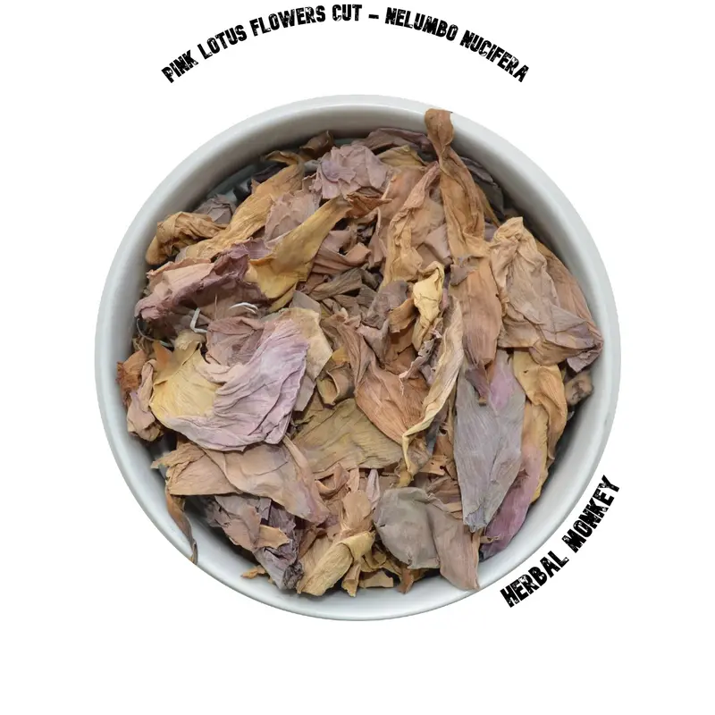 Pink Lotus Flowers – Nelumbo nucifera | Cut or Chopped Petals for Ceremonial Use