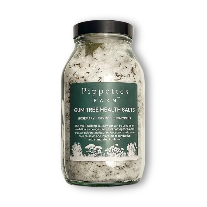 Pippettes Gum Tree Health Salts - Invigorating & Decongesting