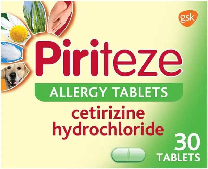 Piriteze Allergy Tablets - 30 Tablets
