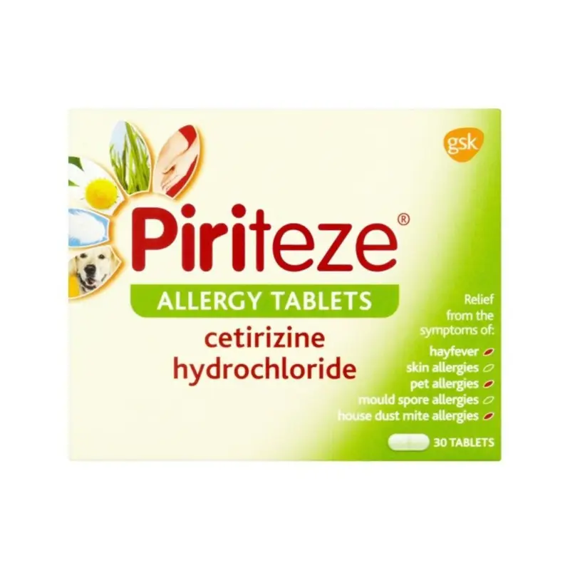 Piriteze Allergy Tablets 30