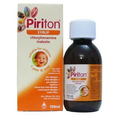 Piriton Children's Allergy Syrup 150ml - Chlorphenamine | 1+ Years