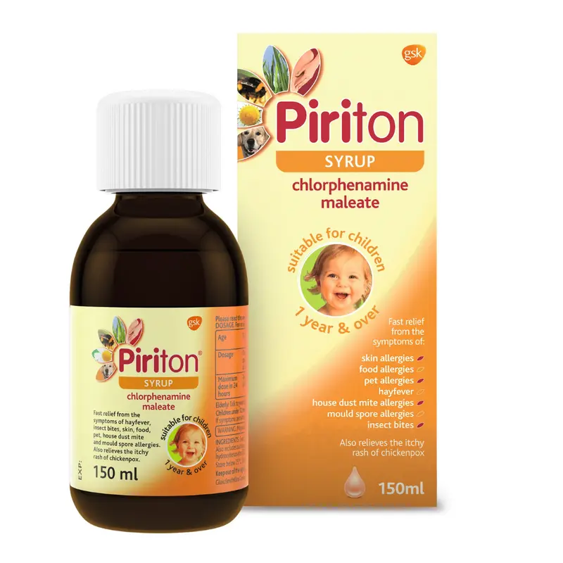 Piriton Syrup - 150 ml (P) (A)