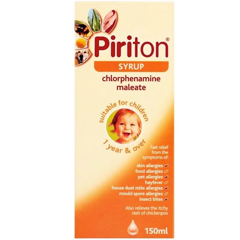 Piriton Syrup 2mg/5ml - 150ml (P)