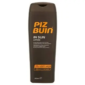 Piz Buin In Sun Moisturising Sun Lotion SPF 50 (200ml)