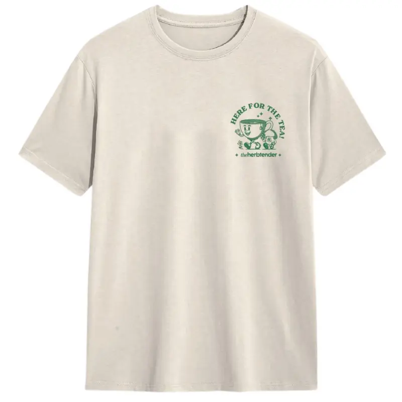 Planet-friendly ‘But first, tea’ t-shirt