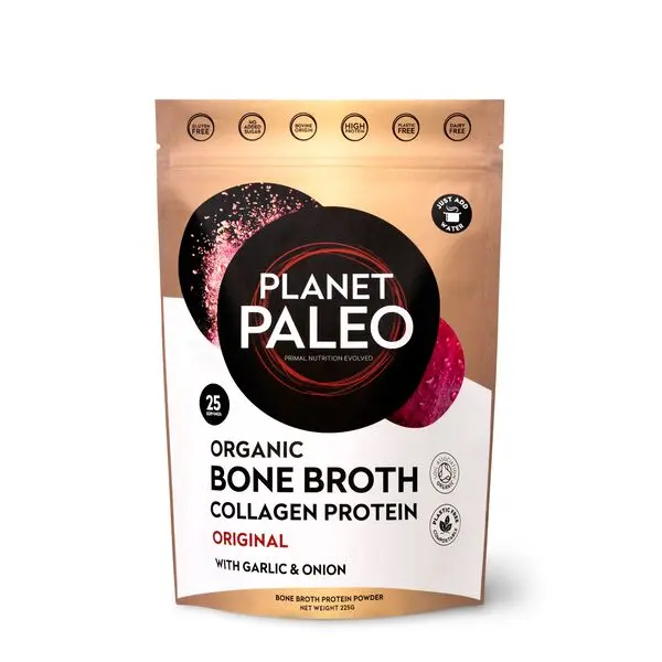 Planet Paleo Organic Bone Broth Collagen Protein - Original 225g
