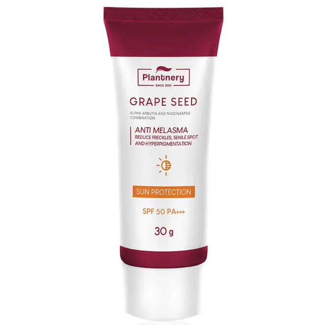 Plantnery - Grape Seed Sunscreen Cream SPF50/PA+++ 30g.
